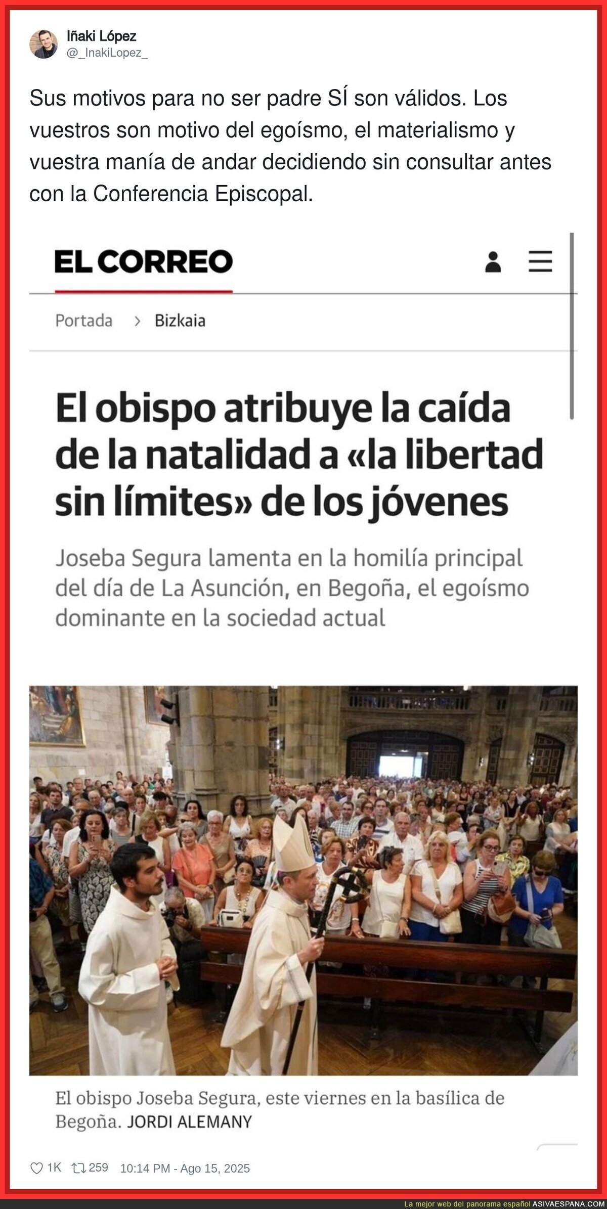 La culpa siempre para los mismos