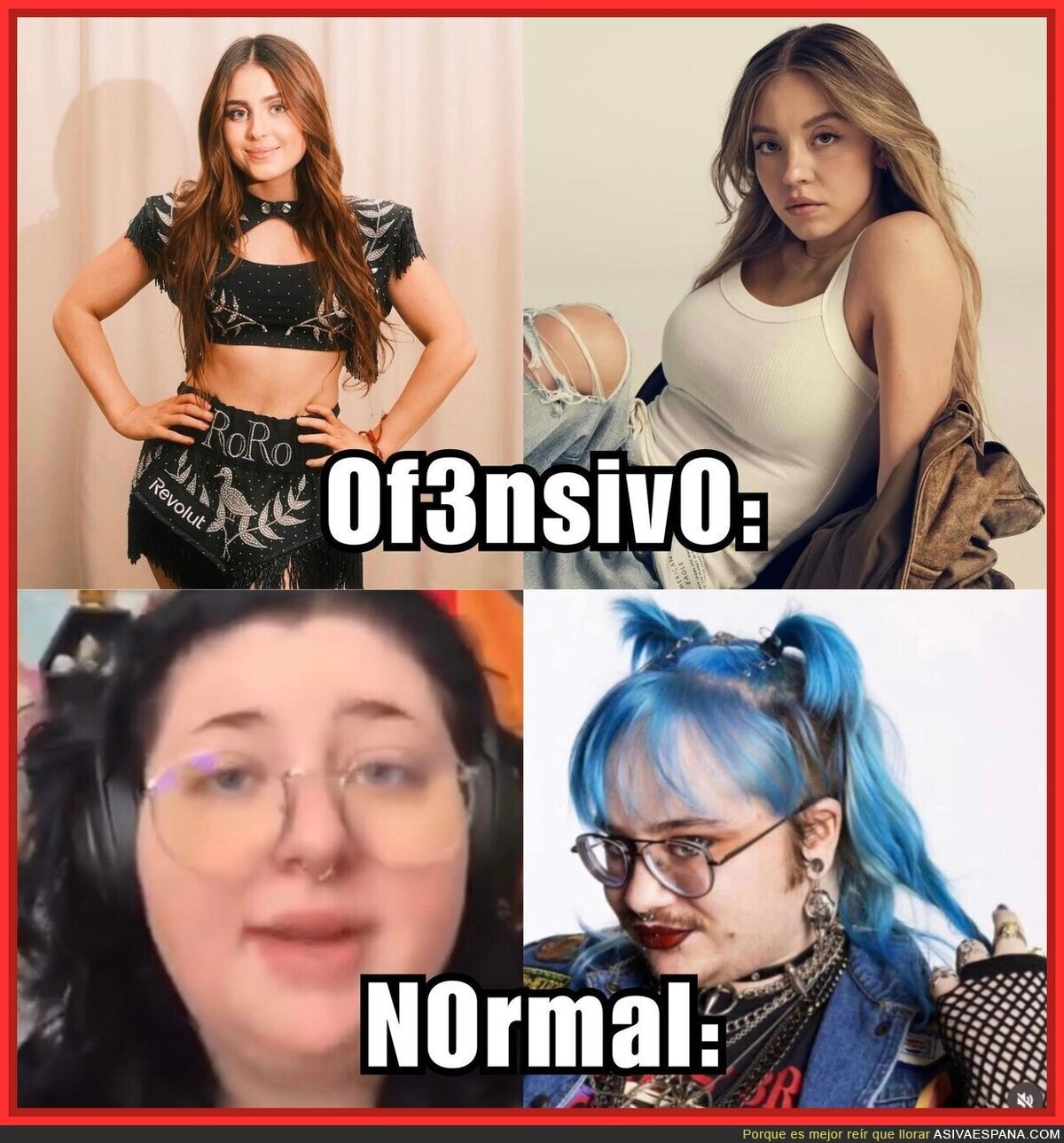 Así están las cosas… Yo elijo lo “of3nsiv0”, gracias