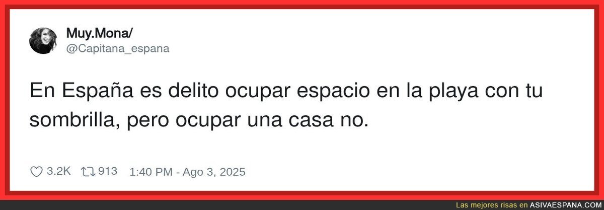 Otro sinsentido made in Spain