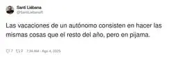 La triste vida del aut&oacute;nomo, por @SantiLiebanaR