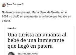 Igual es porque ahora no llegan beb&eacute;s, si no maromos de 2 metros en edad de ir a la mili