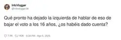 Los menores de 18 a&ntilde;os son todos de la ultraderecha