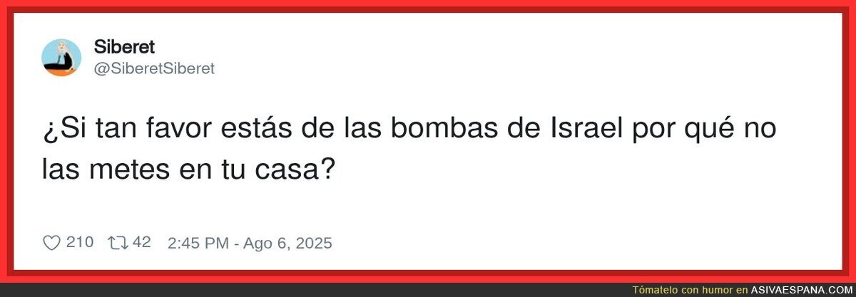 Lo típico que dicen todos los fachas