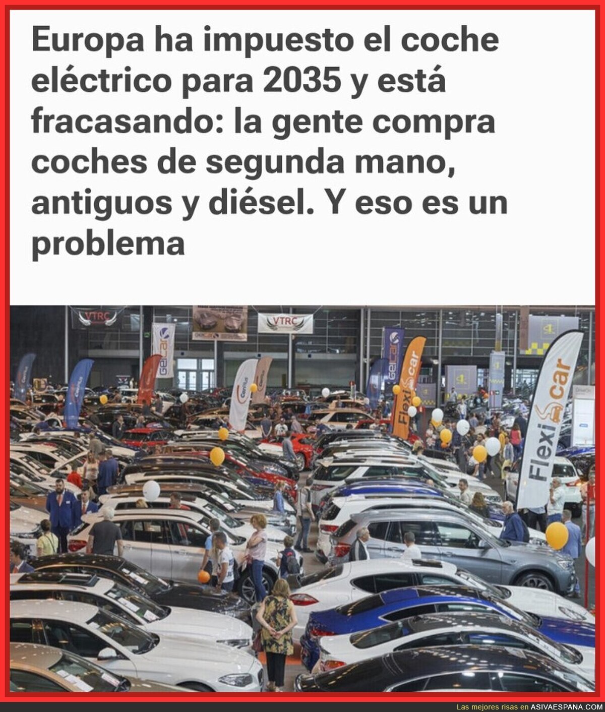 El auténtico triunfador de la imposición del coche eléctrico de Europa es el coche diesel de segunda mano y de más de 15 años