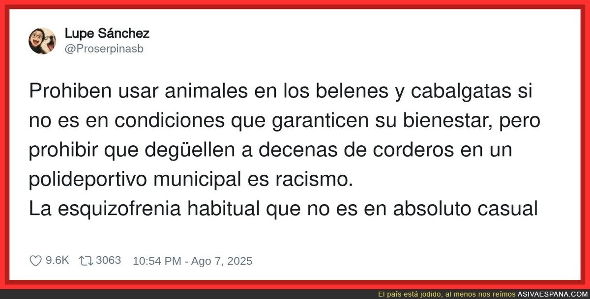 La doble vara de medir