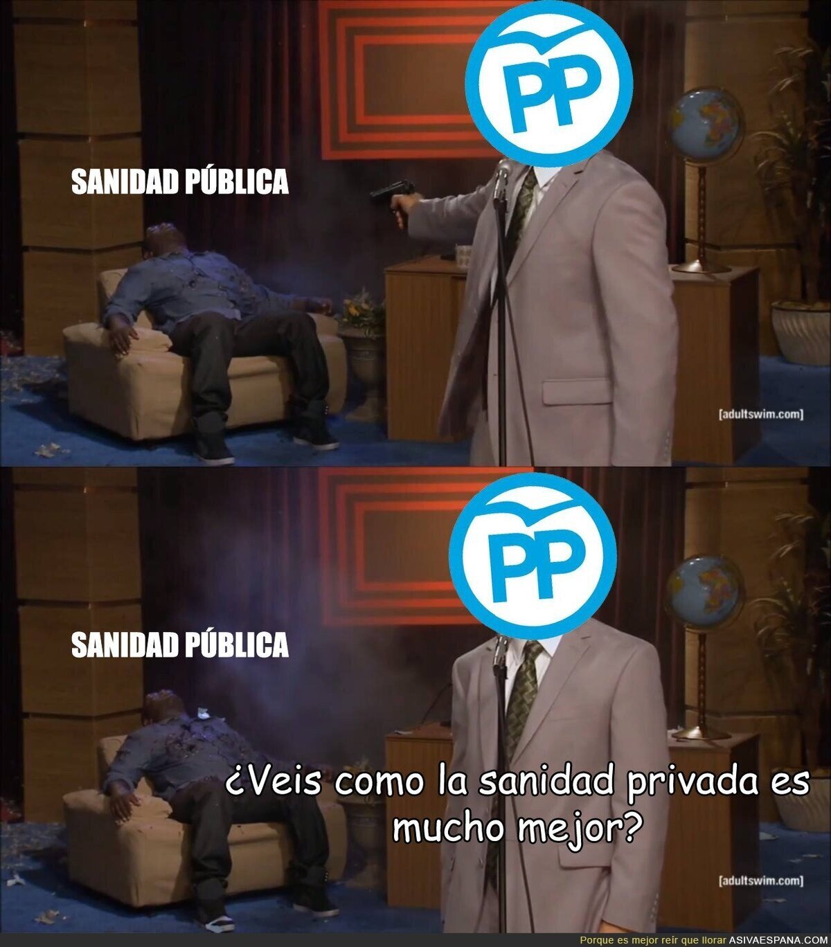 Golpearte y venderte la tirita.
