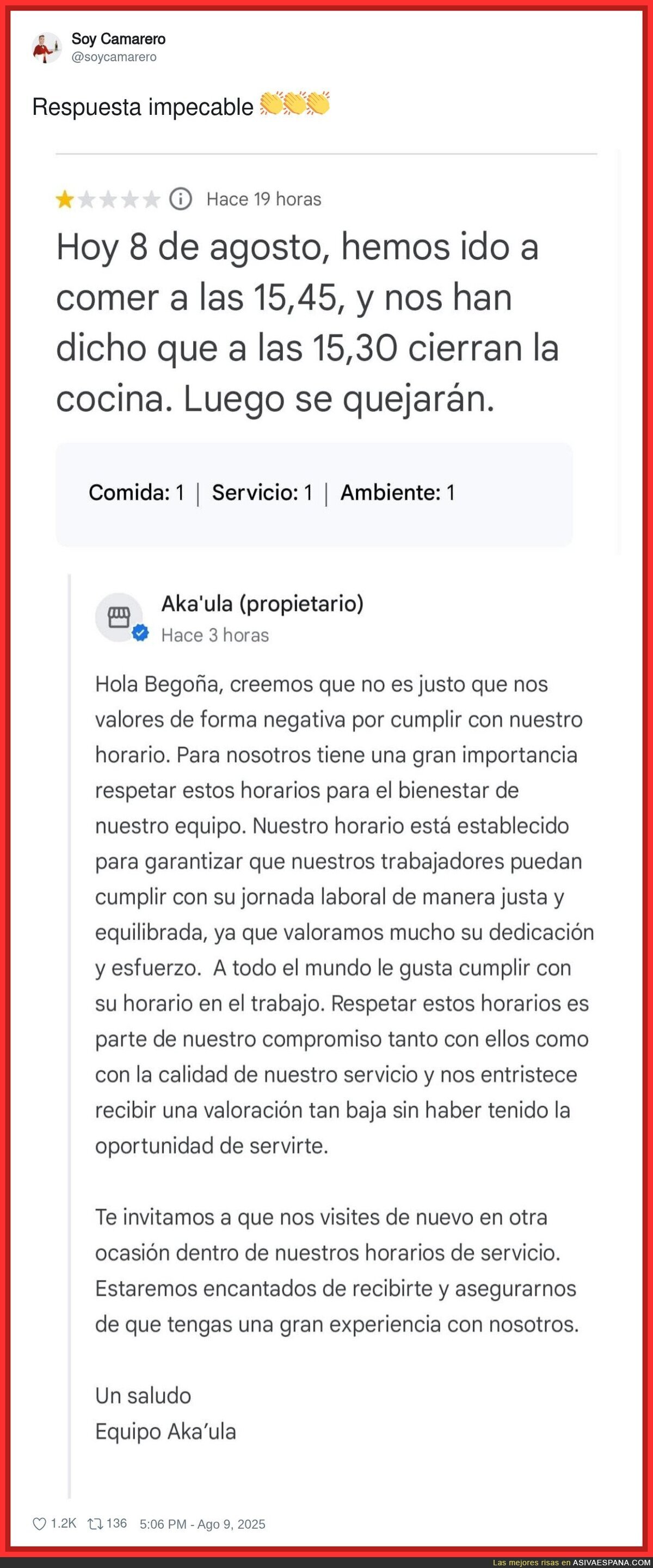 Hay gente muy injusta con los trabajadores