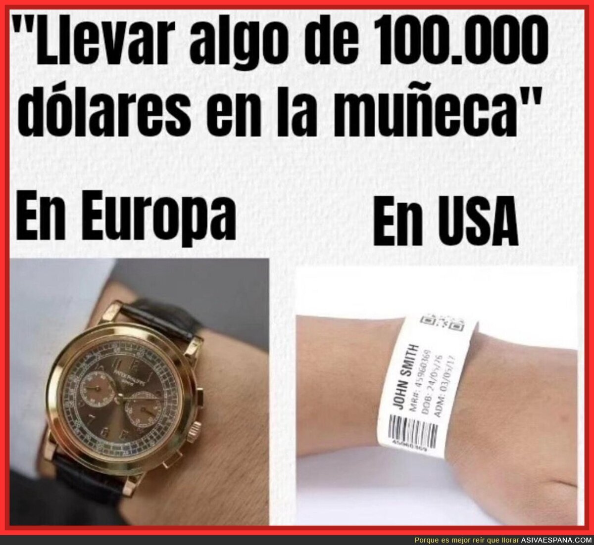 No somos lo mismo que USA