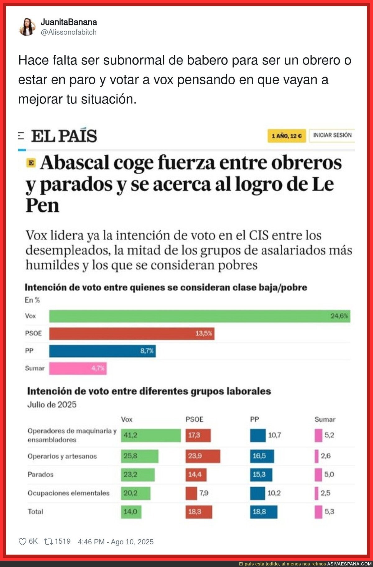 La ignorancia por bandera