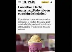 Llegamos demasiado lejos con los sabores de helados