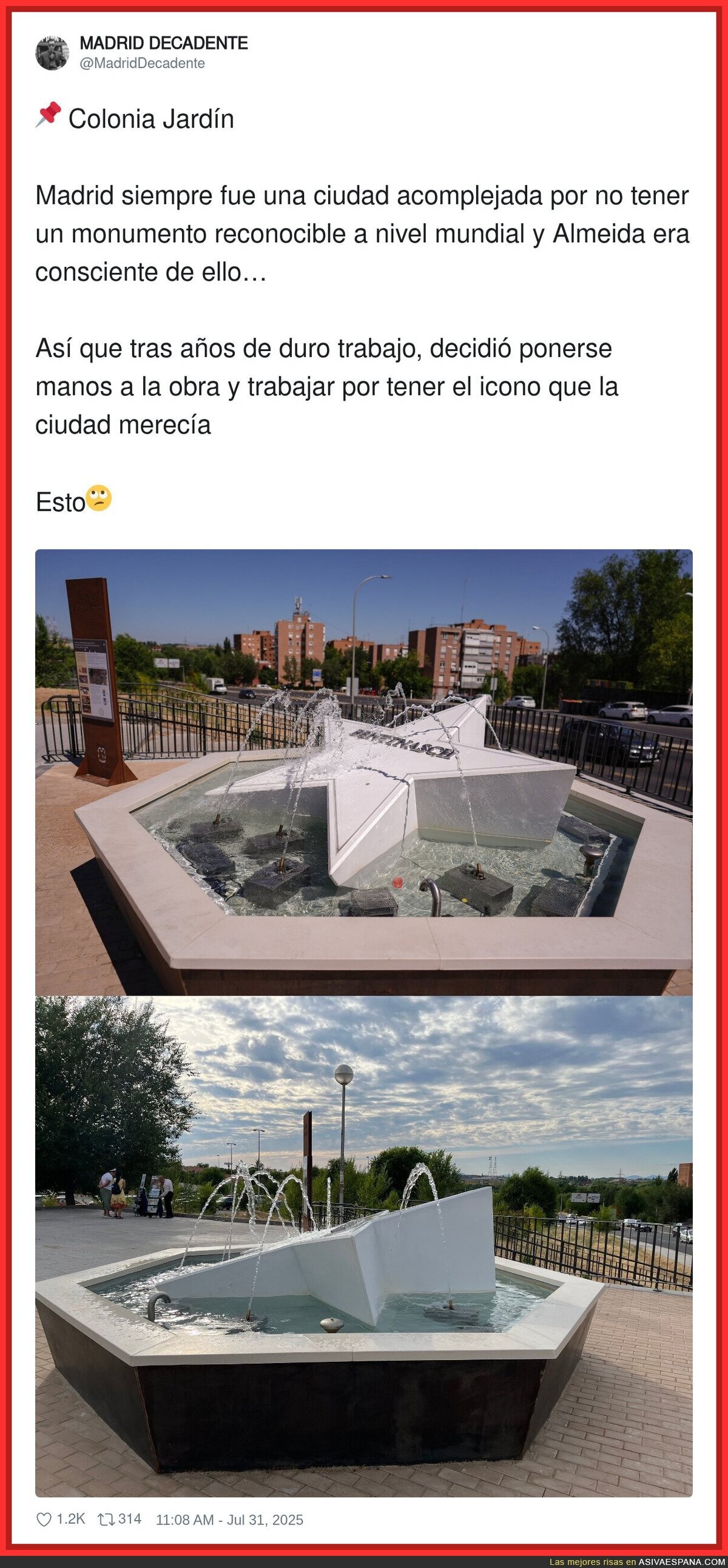 Madrid no encuentra su monumento insigne