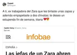 Un final feliz con una trabajadora de ZARA