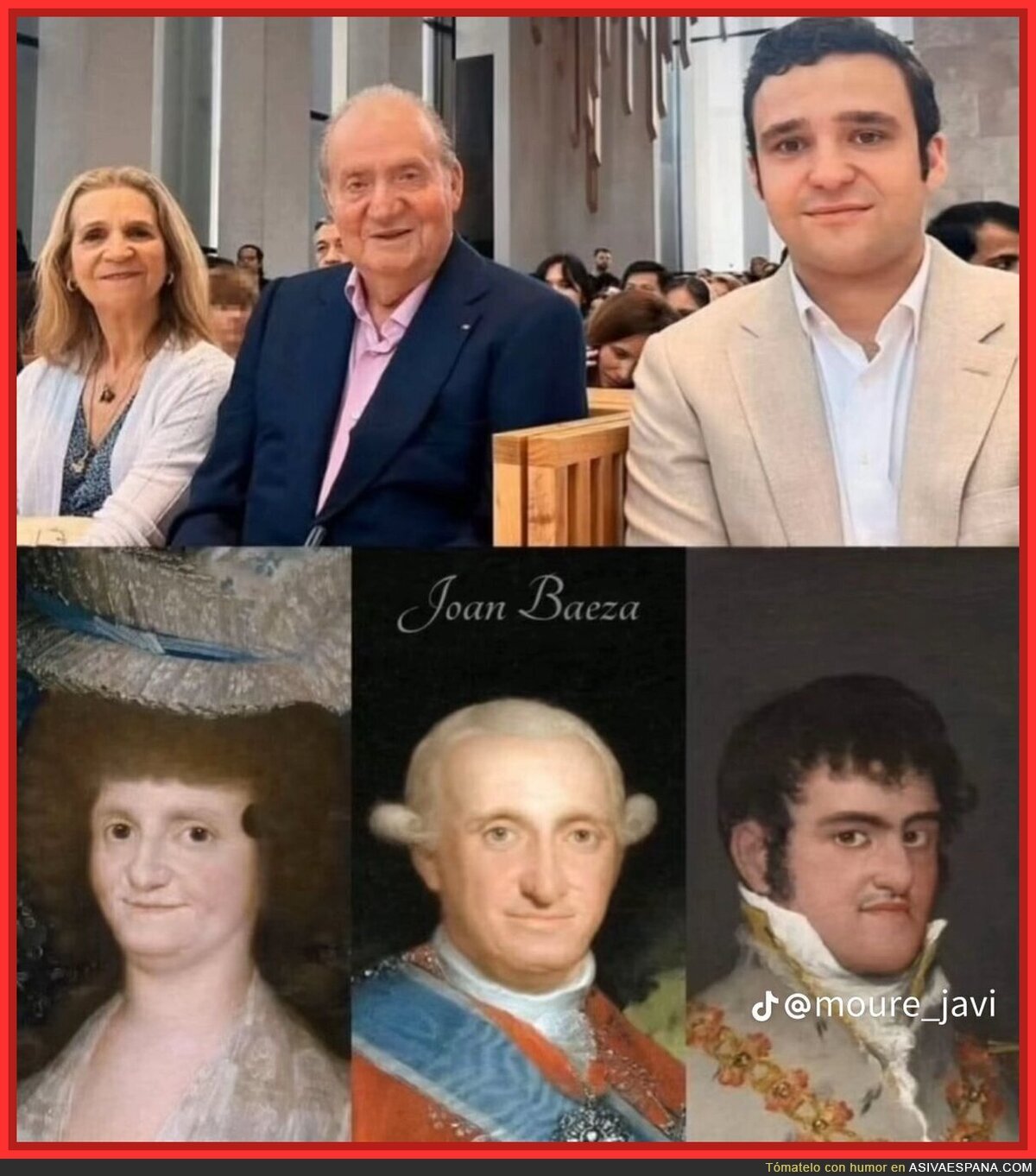 El gen Borbón es inconfundible
