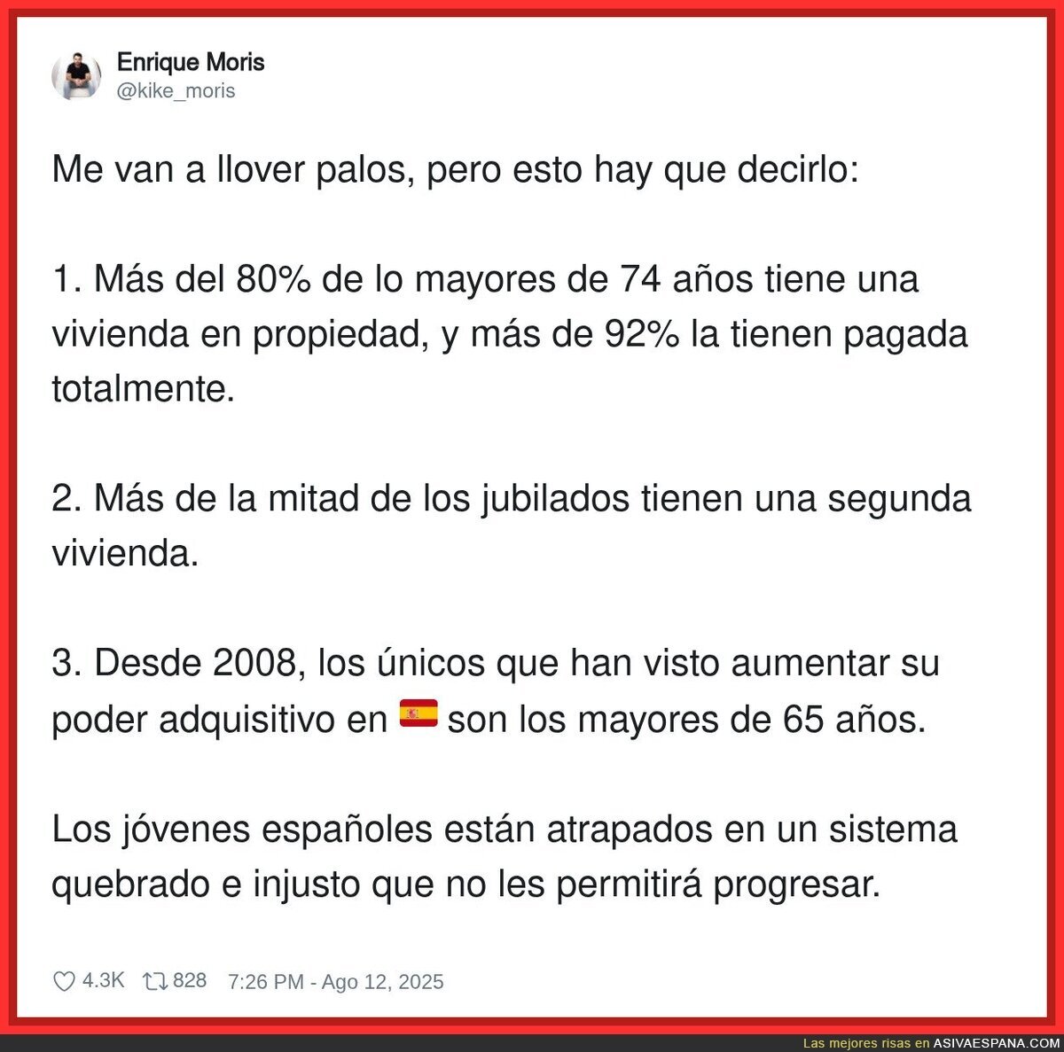 La realidad de España