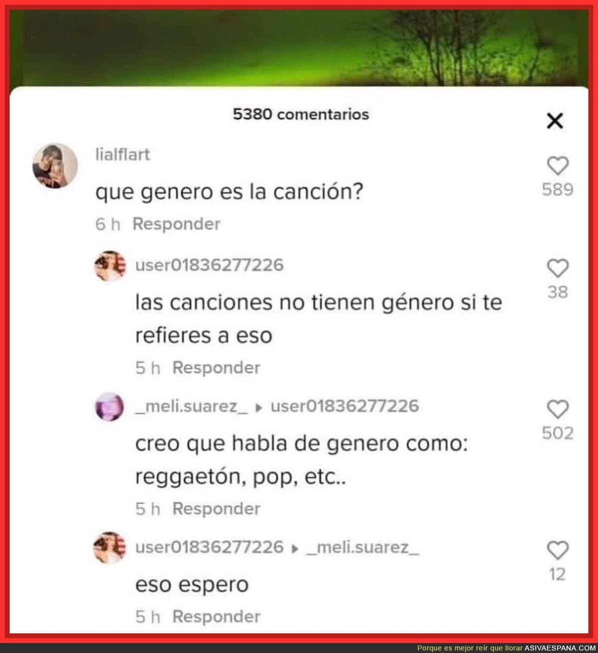 Y gracias a eso en español tenemos esta joya