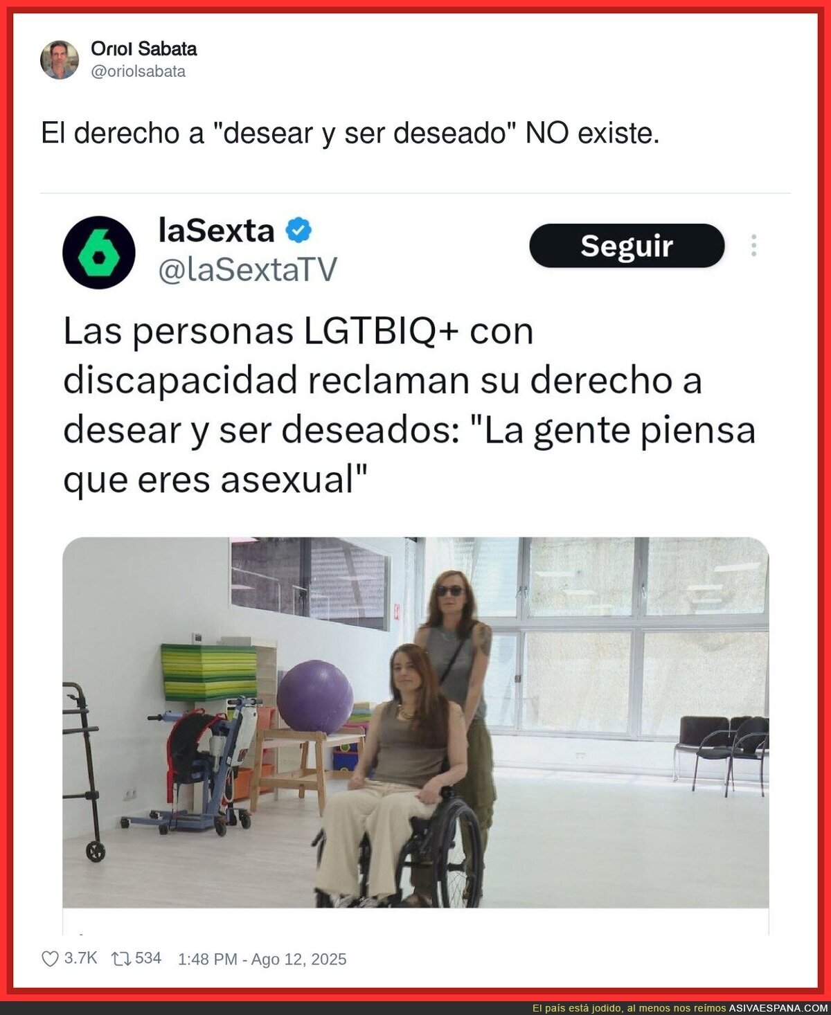 El derecho a "desear y ser deseado"