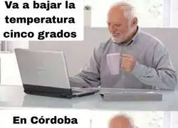 Ya bajan las temperaturas en C&oacute;rdoba