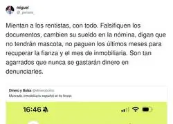Siempre hay que mentir a la gente que abusa