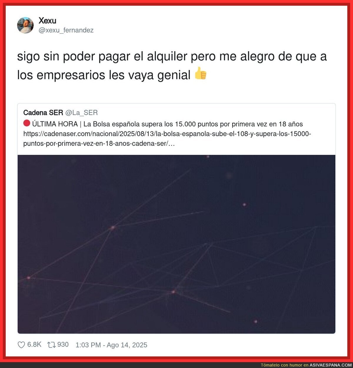 Todo bien por España y los millonarios