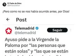 Gracias por tanto Ayuso