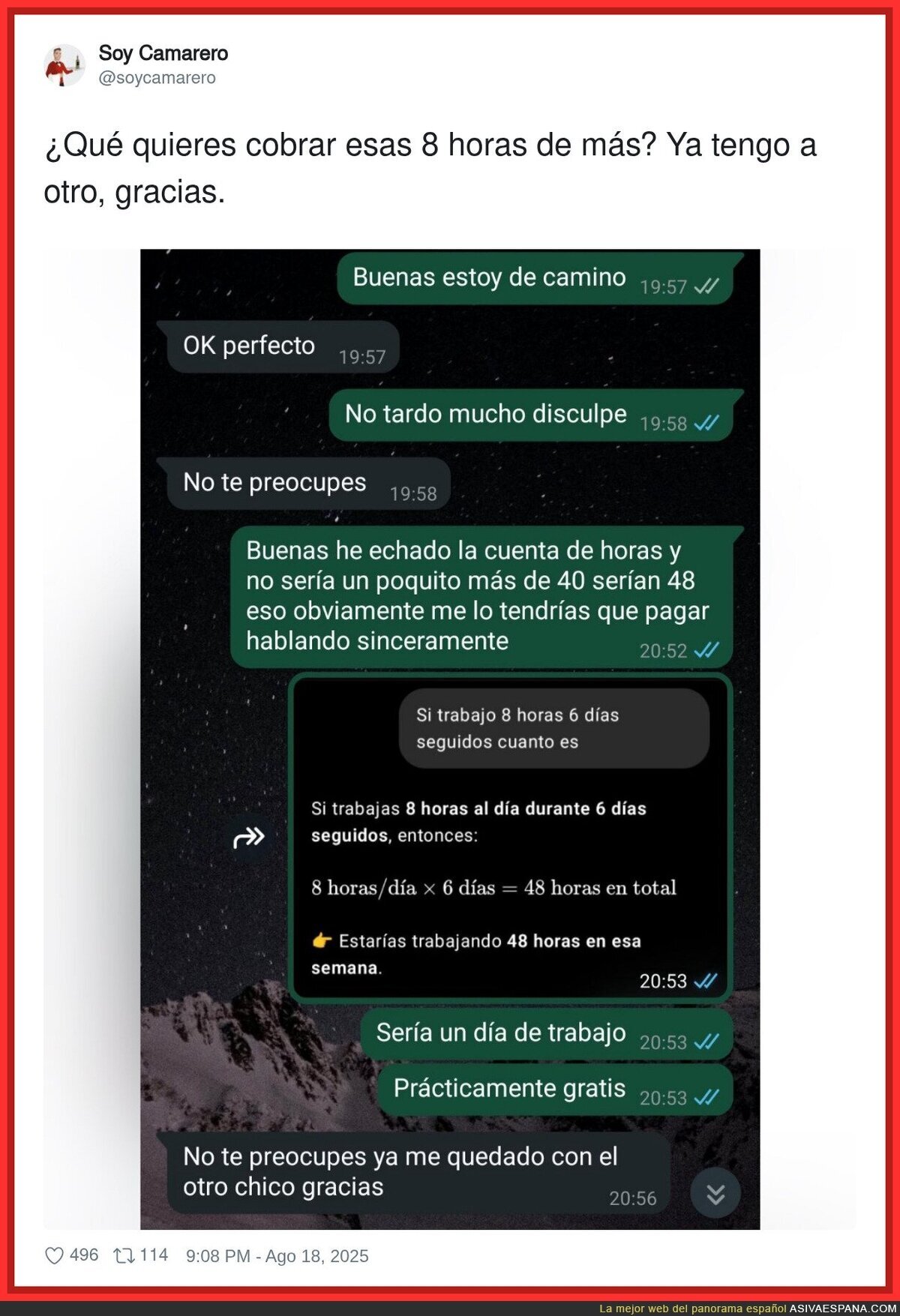 Los empresarios no tienen piedad, no se salva ni uno. NI UNO.