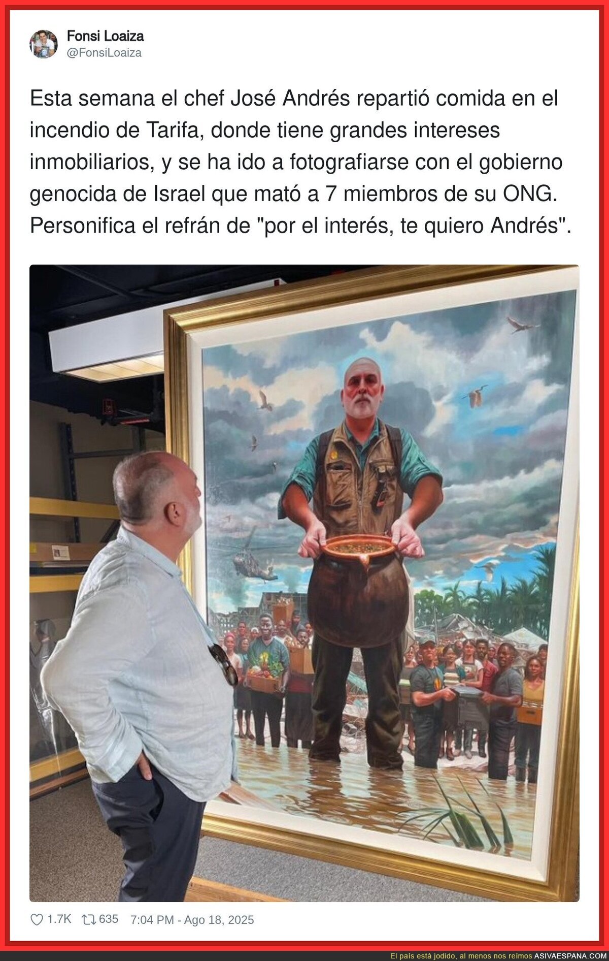 No entiendo al chef José Andrés