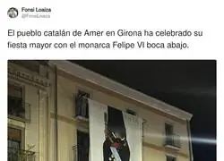 Felipe VI no es bienvenido en Amer