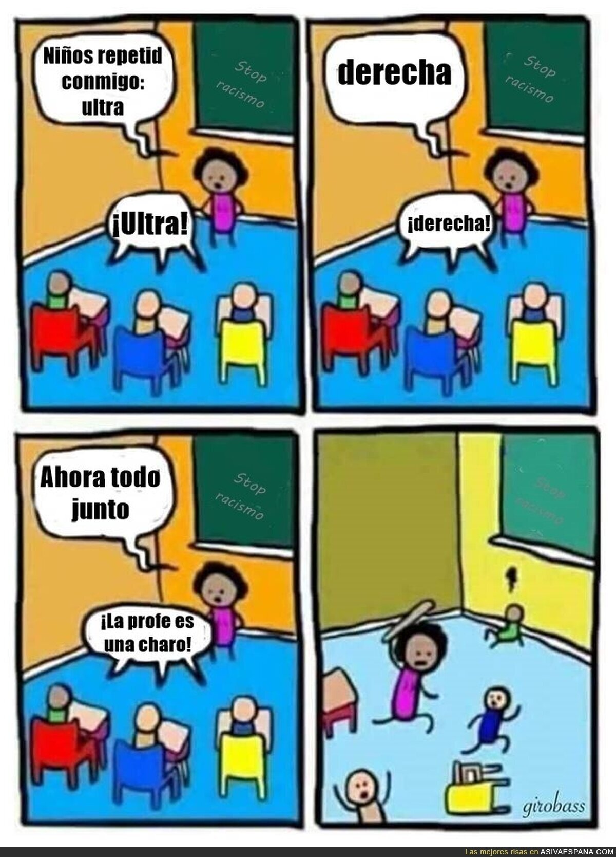 La charocracia con sangre entra