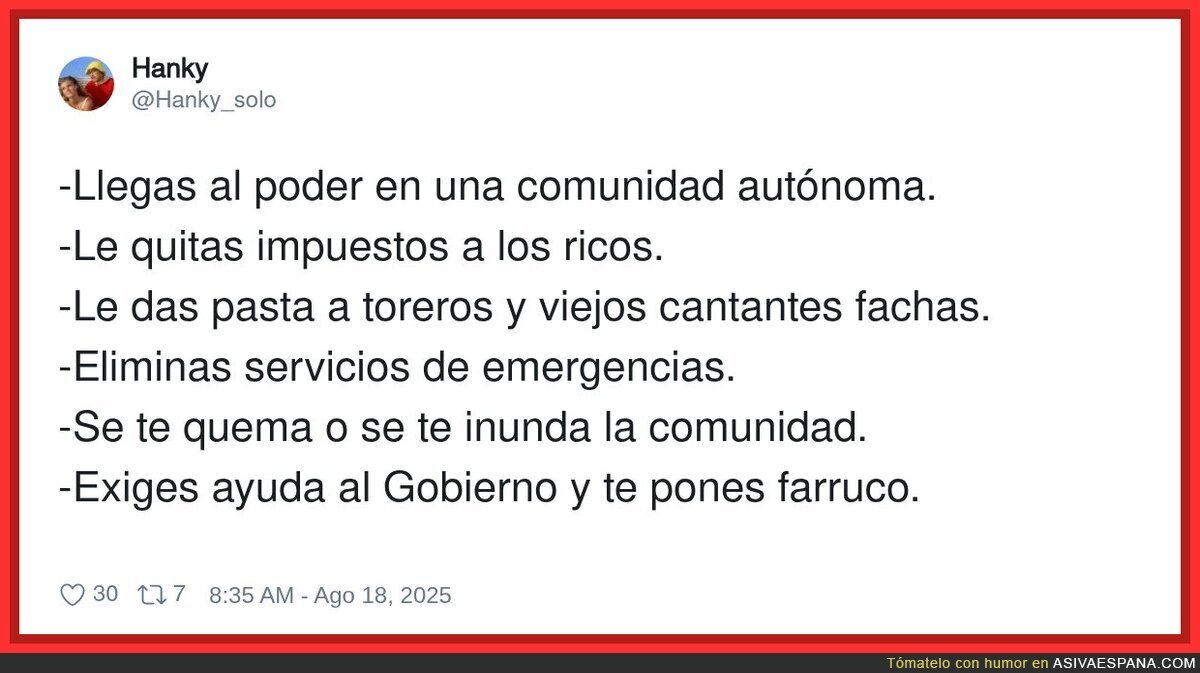 Así es la derecha gestionando