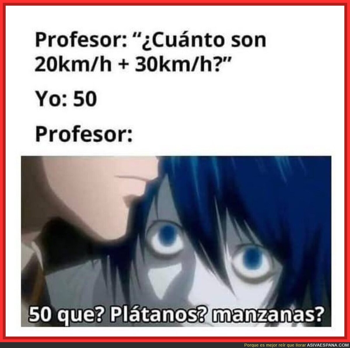 No falla el profesor con la pregunta