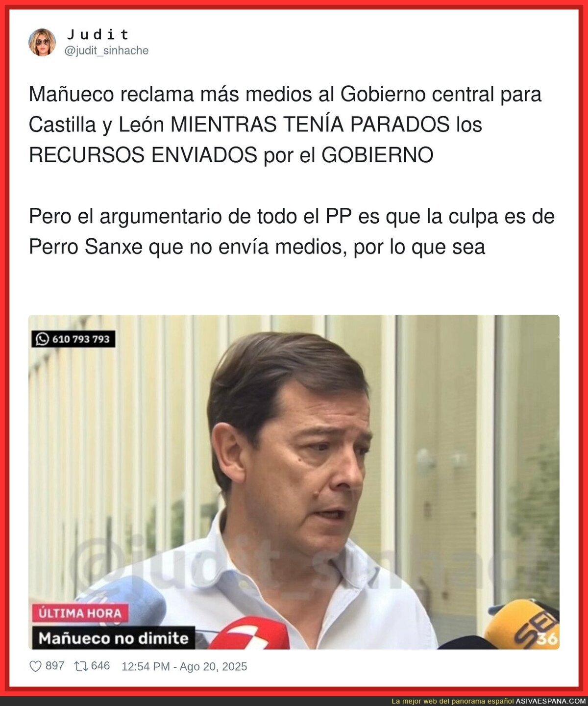 Mañueco ha durado demasiado en el cargo