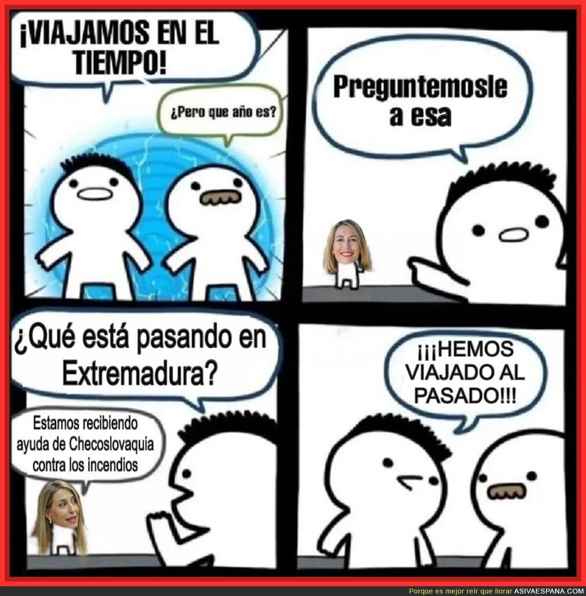 Maria Guardiola viajó al pasado