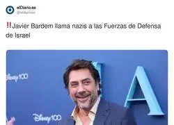Javier Bardem se despacha a gusto contra Israel
