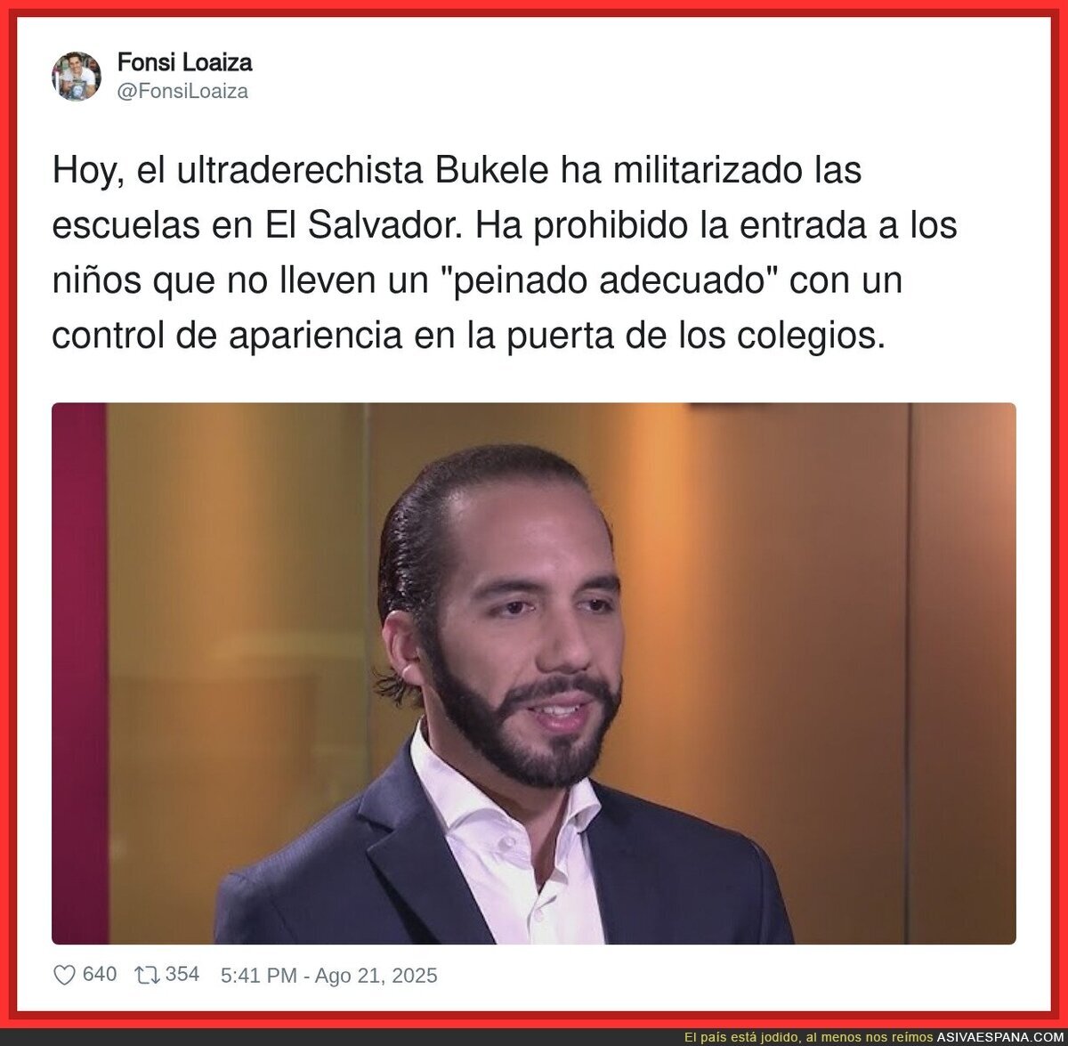 Curiosa democracia la de El Salvador