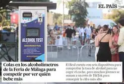 Los alcohol&iacute;metros terminan siendo una atracci&oacute;n m&aacute;s de la feria