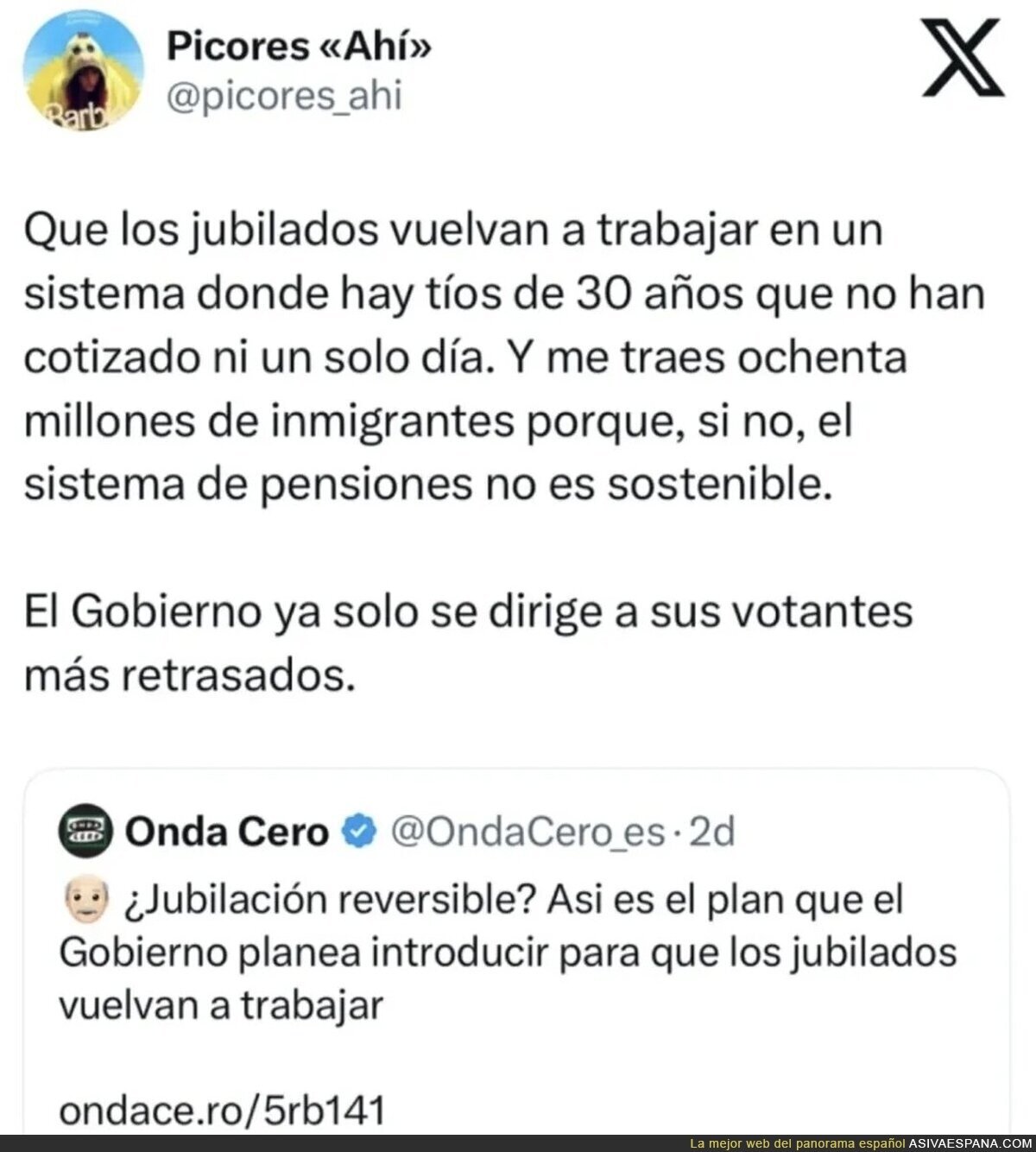 No acabo de entender eso de la jubilación sostenible...