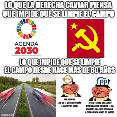 La derecha caviar, siempre contra el campo