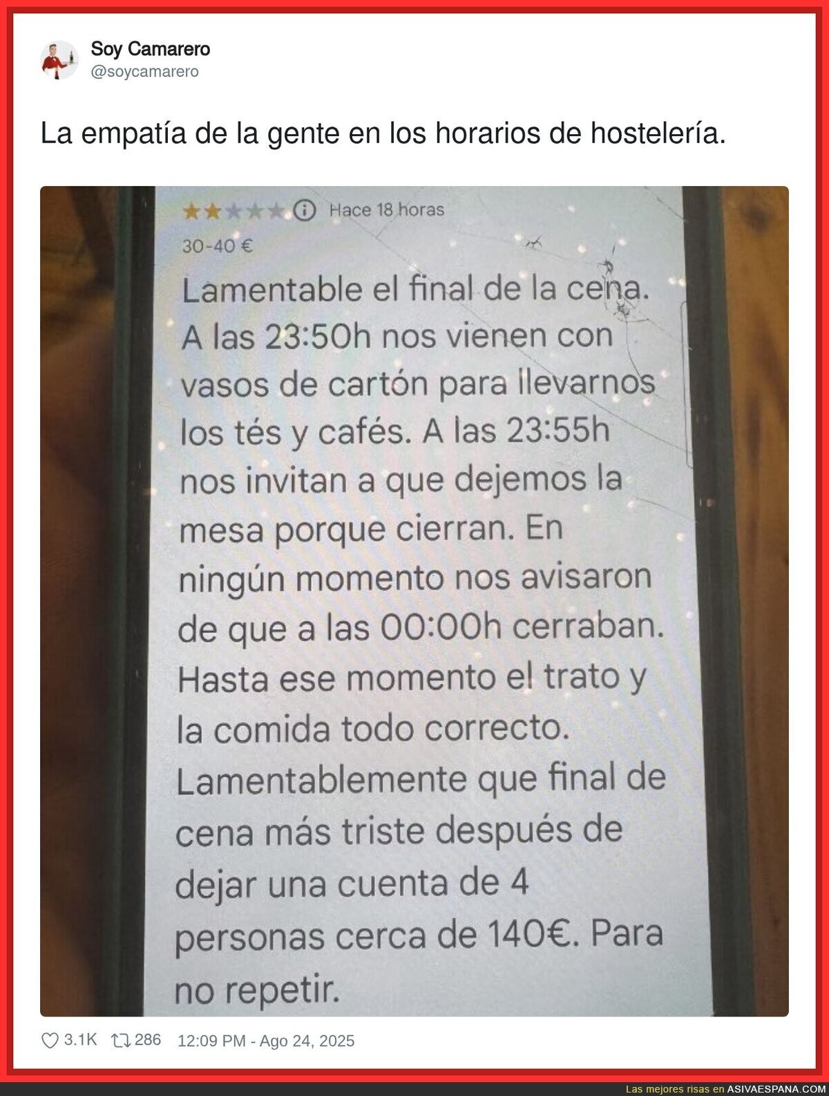 La gente debe aprender a tener más educación antes de salir a la calle