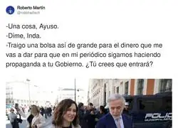Inda est&aacute; al servicio de Ayuso