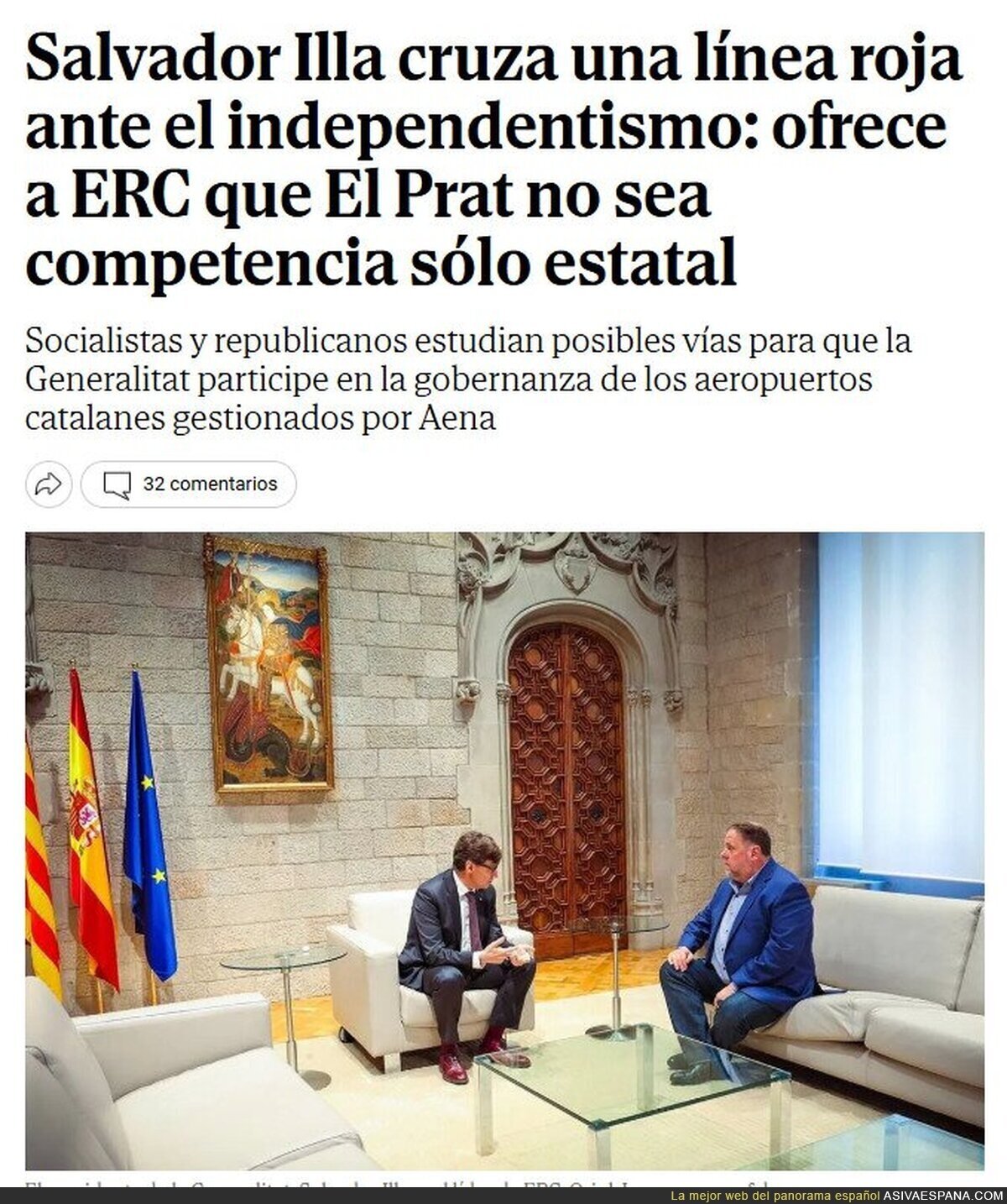 Nuevo curso politico, nuevos privilegios a los catalanes