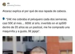 Alcaraz quiere ahorrar