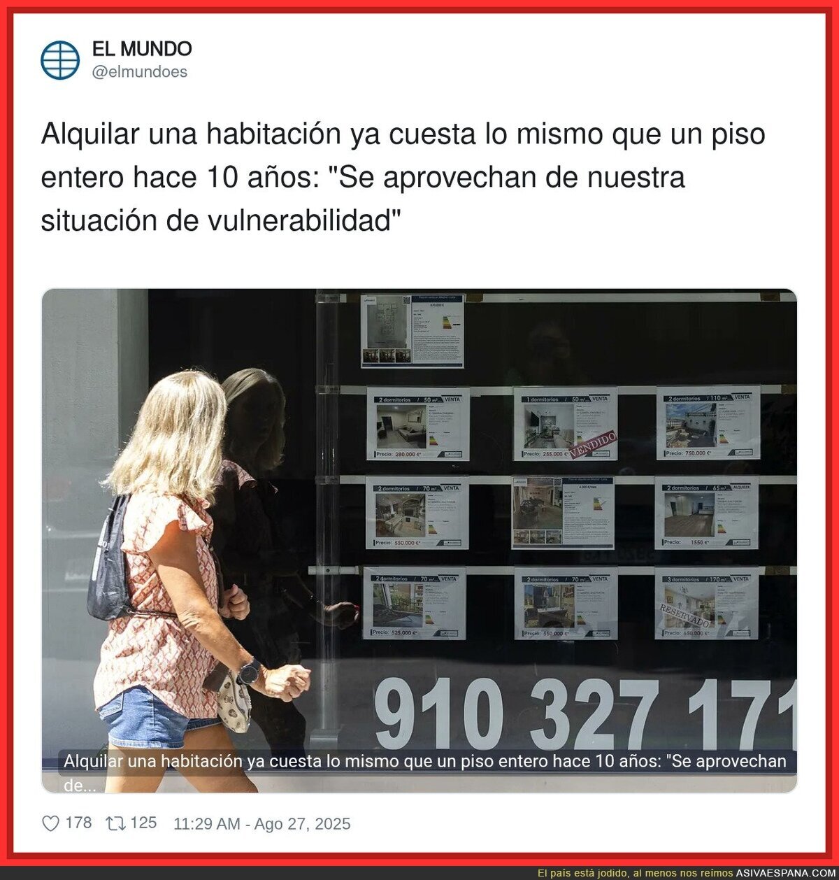 Esto tiene que explotar tarde o temprano