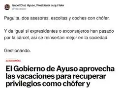 Tremendo lo de Ayuso en Madrid