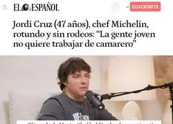 Men&uacute; del d&iacute;a: Huevones a lo Jordi Cruz (el malo)