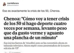 Chenoa y su crisis de los 50