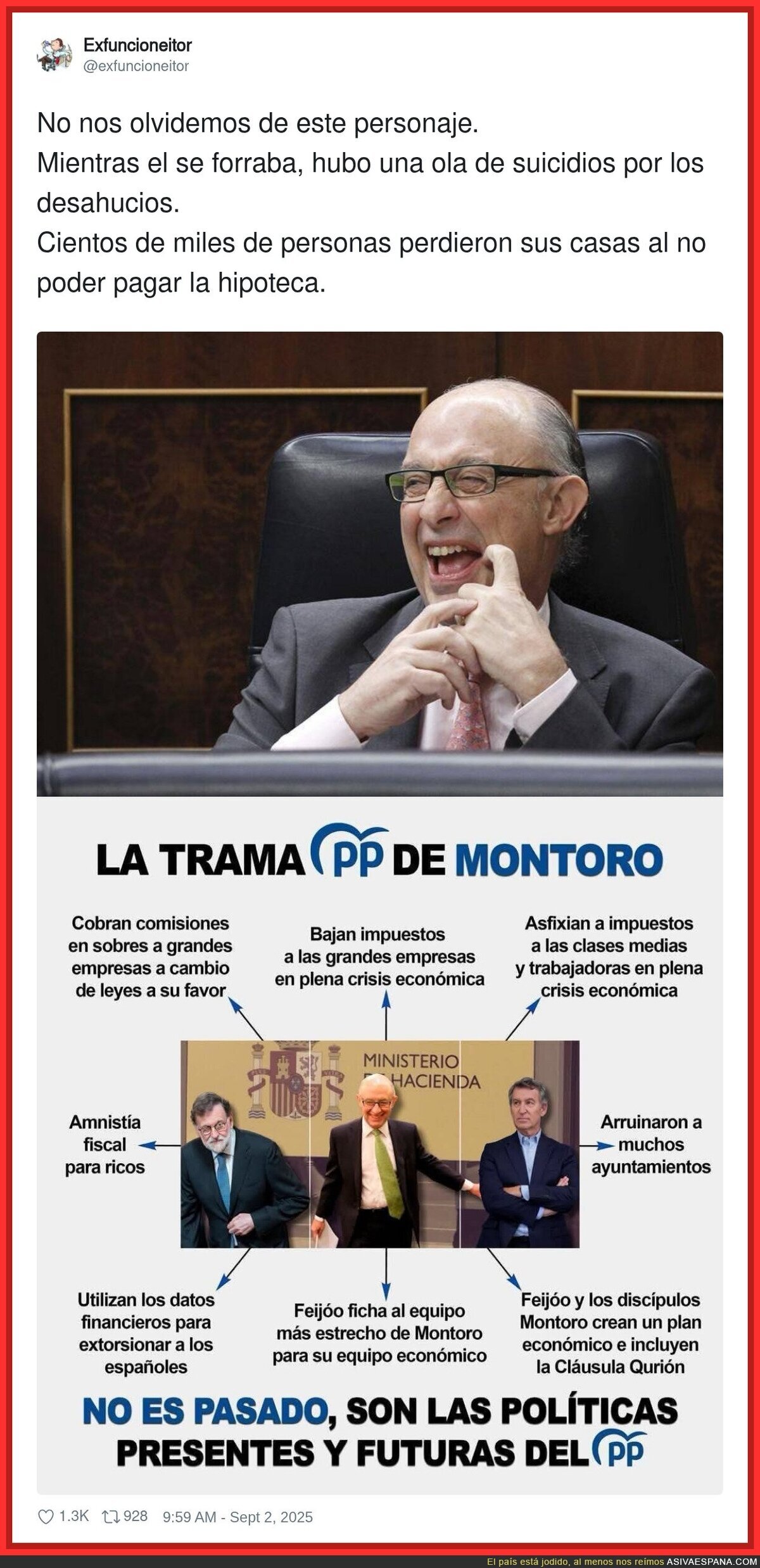 Nunca hay que olvidar esto de Montoro