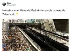 El caos que se vive en el Metro de Madrid