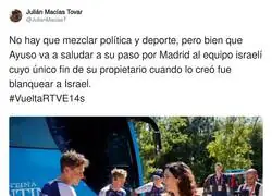 &iquest;Por qu&eacute; Ayuso mezcla deporte y pol&iacute;tica?