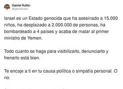 Condenar a Israel es lo que hay que hacer siempre