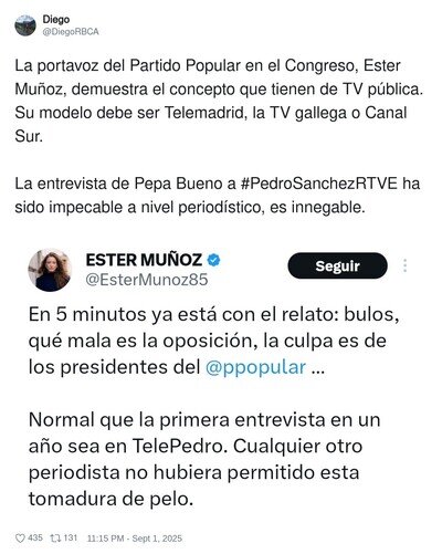 La TV plural no gusta al PP